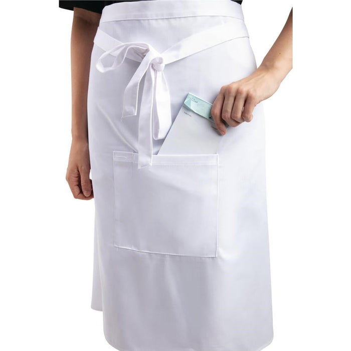 Regular Bistro Apron White Whites Chefs Clothing