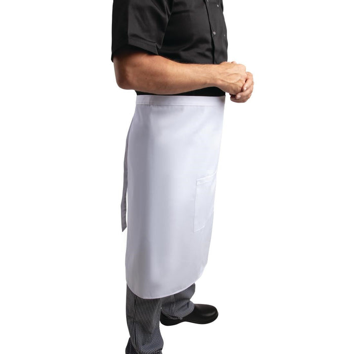 Regular Bistro Apron White Whites Chefs Clothing