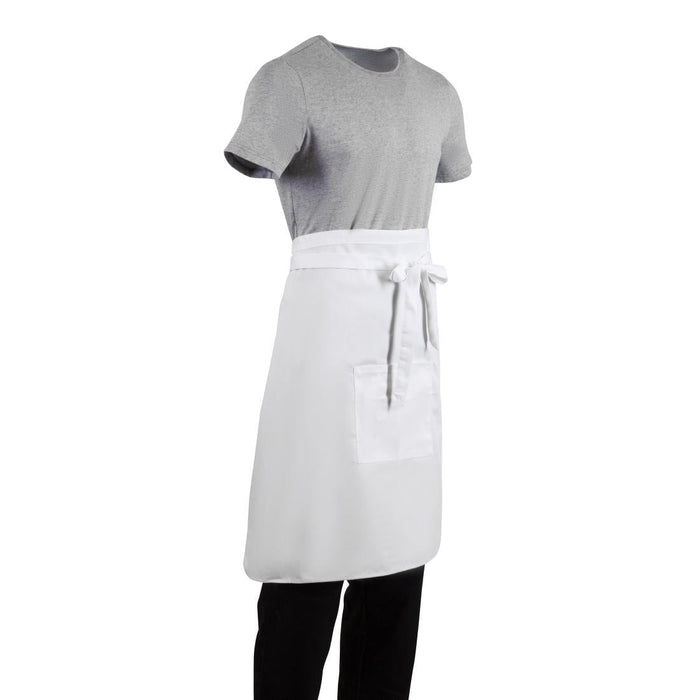 Regular Bistro Apron White Whites Chefs Clothing