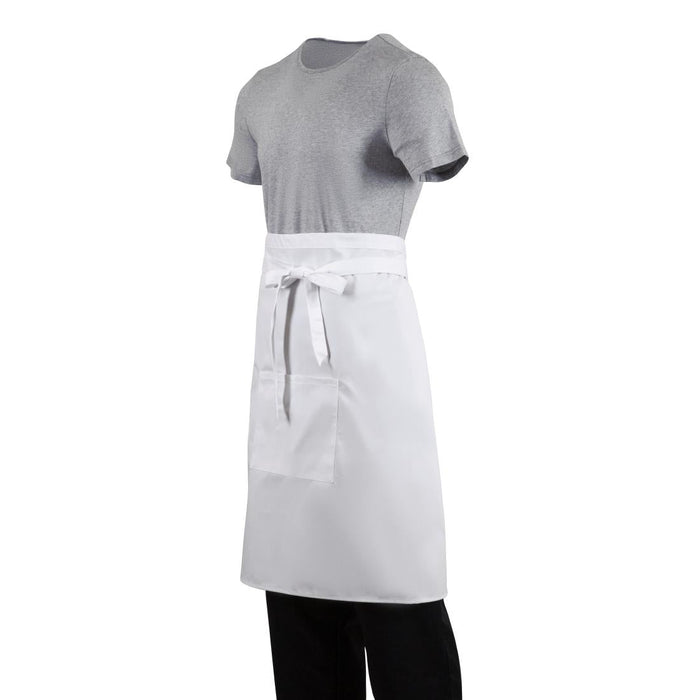 Regular Bistro Apron White Whites Chefs Clothing