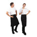 Regular Bistro Apron Black With Pocket Whites Chefs Clothing