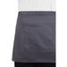 Whites Short Bistro Apron Charcoal Whites Chefs Clothing