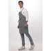 Chef Works Bib Apron Grey Chef Works