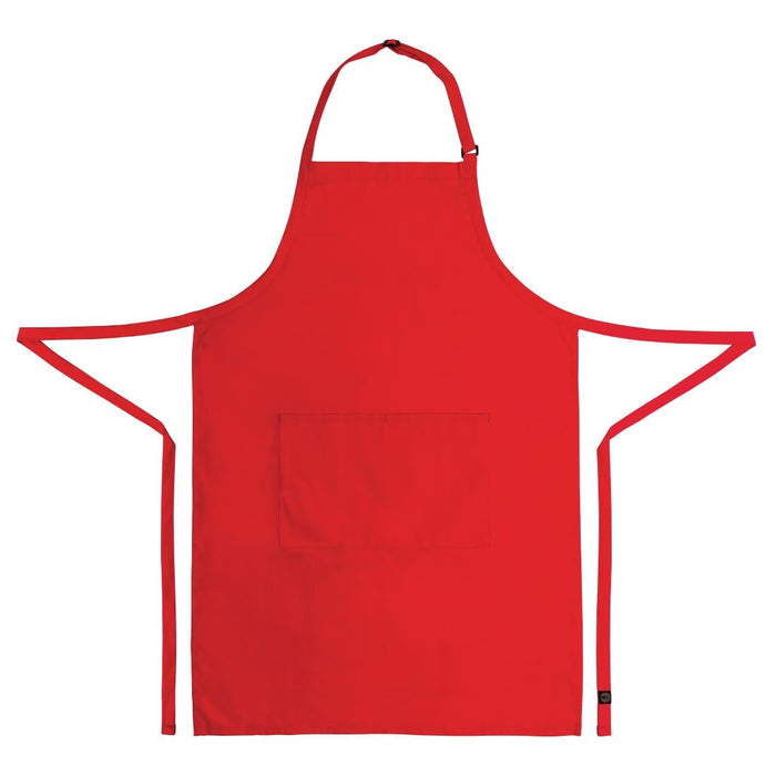 Chef Works Bib Apron Red Chef Works
