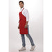 Chef Works Bib Apron Red Chef Works