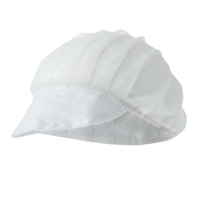 Whites Net Peaked Hat White Whites Chefs Clothing
