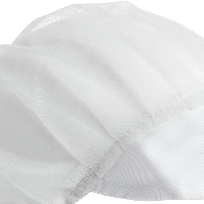 Whites Net Peaked Hat White Whites Chefs Clothing