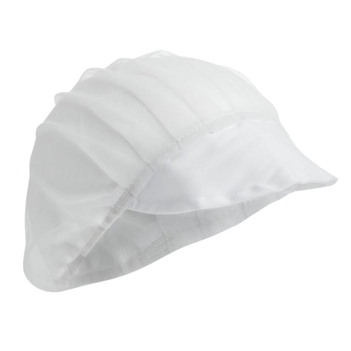 Whites Net Peaked Hat White Whites Chefs Clothing