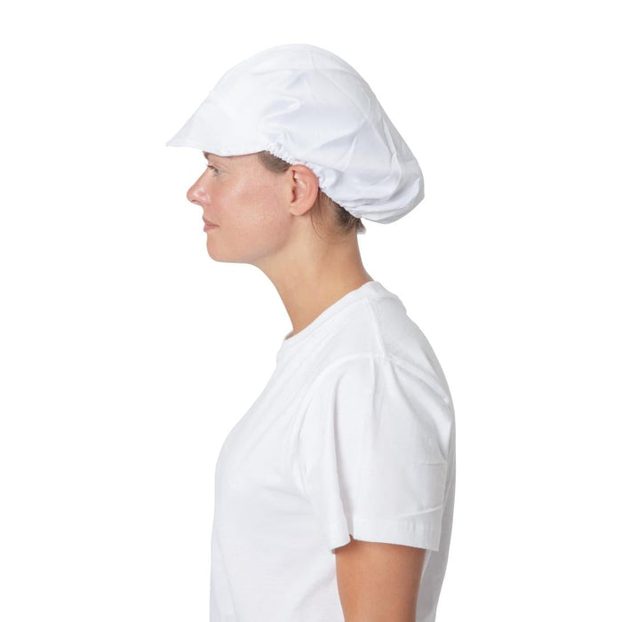 Whites Peaked Unisex Hat White Whites Chefs Clothing