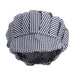 Whites Peaked Unisex Hat Blue & White Check Whites Chefs Clothing