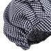 Whites Peaked Unisex Hat Blue & White Check Whites Chefs Clothing