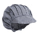Whites Peaked Unisex Hat Blue & White Check Whites Chefs Clothing