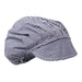 Whites Peaked Unisex Hat Blue & White Check Whites Chefs Clothing