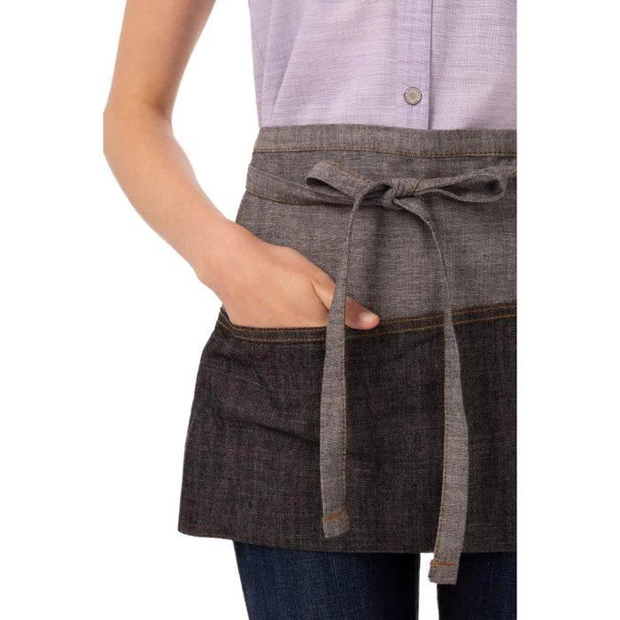 Chef Works Urban Manhattan Waist Apron Grey Chef Works Urban