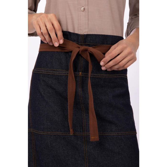 Chef Works Urban Memphis Bistro Apron Indigo Chef Works Urban
