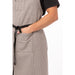 Chef Works Urban Portland Fine Stripe Bib Apron Grey Chef Works Urban