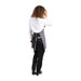 Whites V Neck Service Apron Charcoal Whites Chefs Clothing