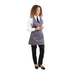 Whites V Neck Service Apron Charcoal Whites Chefs Clothing