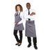 Whites V Neck Service Apron Charcoal Whites Chefs Clothing