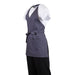 Whites V Neck Service Apron Charcoal Whites Chefs Clothing
