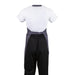 Whites V Neck Service Apron Charcoal Whites Chefs Clothing