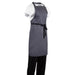 Whites Polycotton Bib Apron Charcoal Whites Chefs Clothing