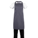 Whites Polycotton Bib Apron Charcoal Whites Chefs Clothing
