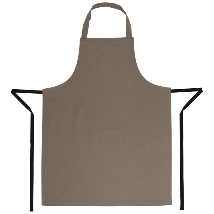 Whites Polycotton Bib Apron Tan Whites Chefs Clothing