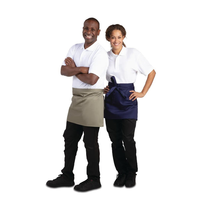 Whites Short Bistro Apron Olive Whites Chefs Clothing