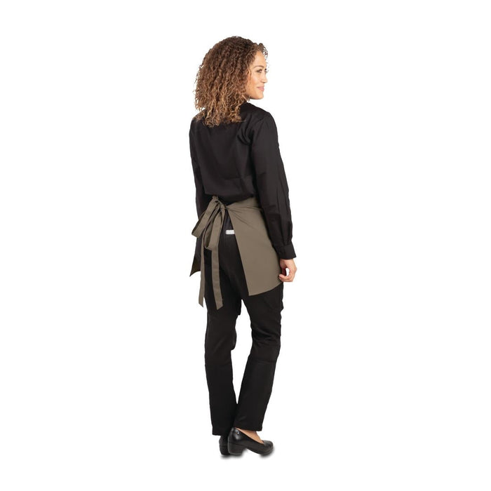 Whites Short Bistro Apron Tan Whites Chefs Clothing