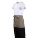 Whites Short Bistro Apron Tan Whites Chefs Clothing