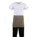 Whites Short Bistro Apron Tan Whites Chefs Clothing