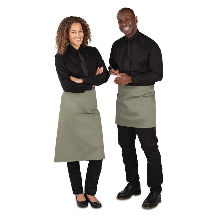 Whites Regular Bistro Apron Olive Whites Chefs Clothing
