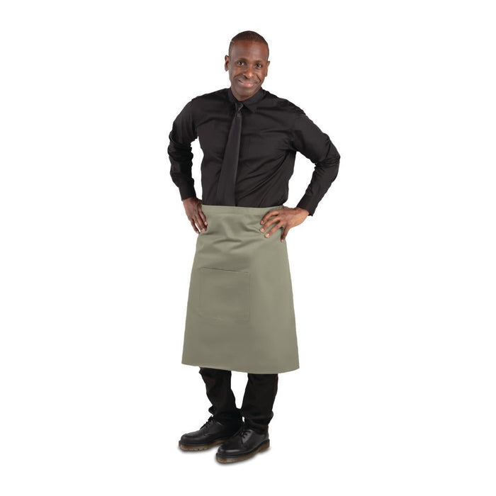 Whites Regular Bistro Apron Olive Whites Chefs Clothing