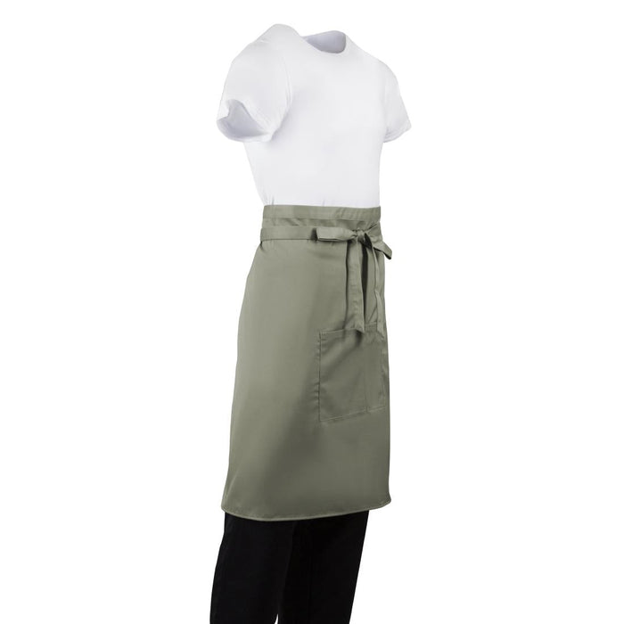 Whites Regular Bistro Apron Olive Whites Chefs Clothing