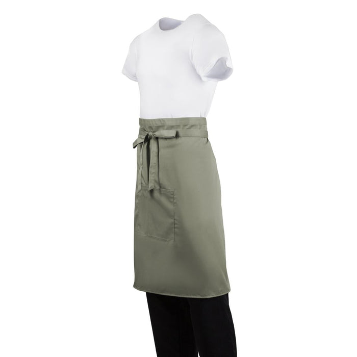 Whites Regular Bistro Apron Olive Whites Chefs Clothing