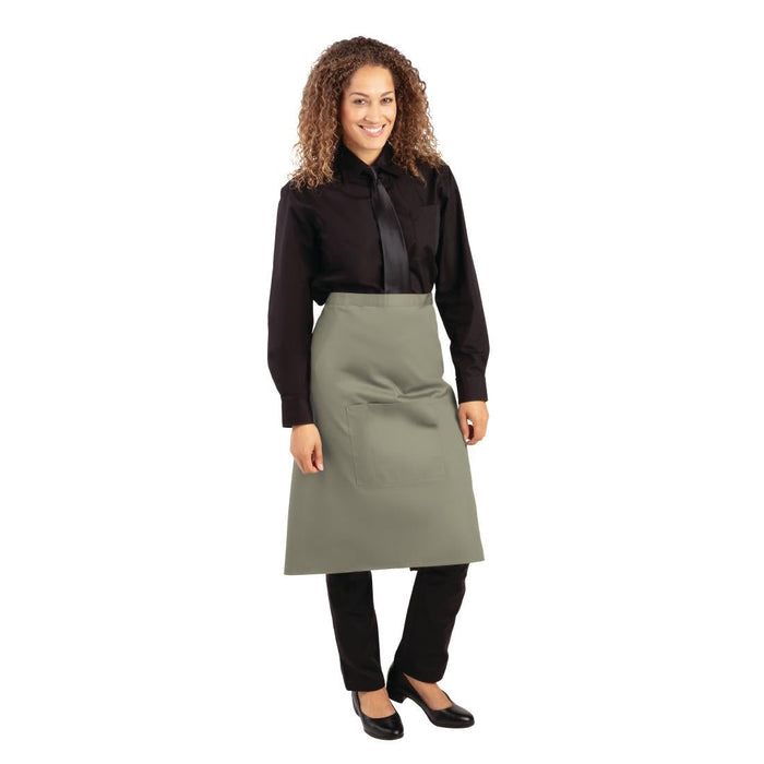 Whites Regular Bistro Apron Olive Whites Chefs Clothing