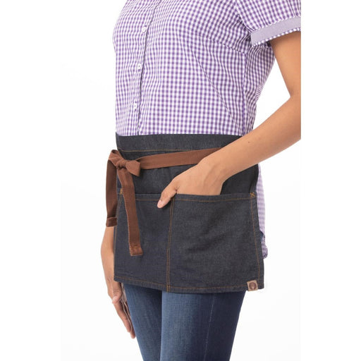 Chef Works Urban Memphis Waist Apron Indigo Chef Works Urban