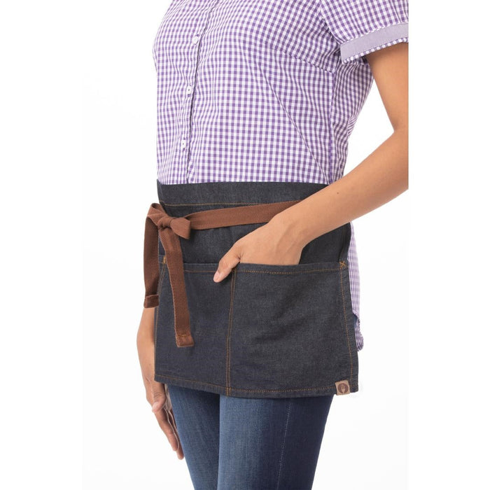 Chef Works Urban Memphis Waist Apron Indigo Chef Works Urban