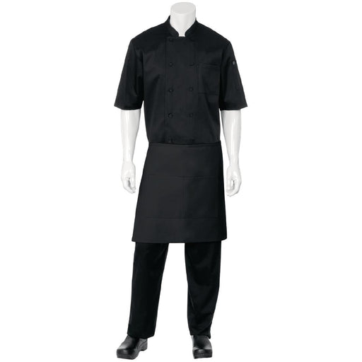 Chef Works Half Bistro Apron Black Chef Works
