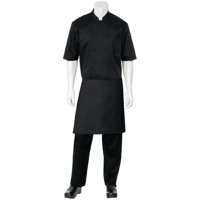 Chef Works Half Bistro Apron Black Chef Works