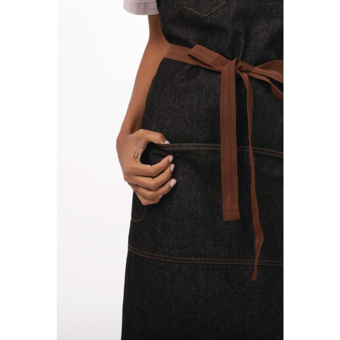 Chef Works Urban Memphis Bib Apron Black Chef Works Urban