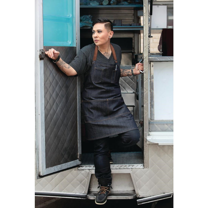 Chef Works Urban Memphis Bib Apron Black Chef Works Urban