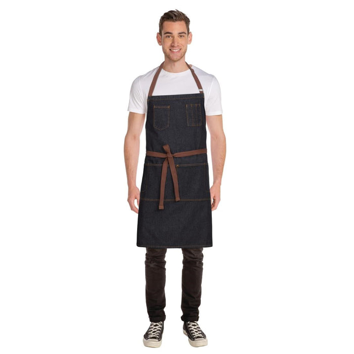 Chef Works Urban Memphis Bib Apron Black Chef Works Urban