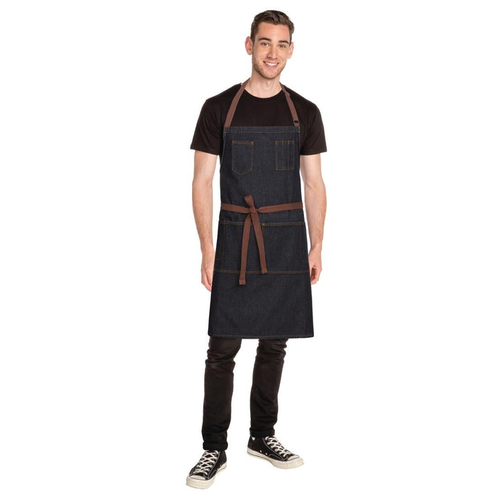 Chef Works Urban Memphis Bib Apron Black Chef Works Urban