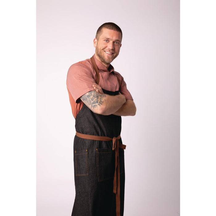 Chef Works Urban Memphis Bib Apron Black Chef Works Urban