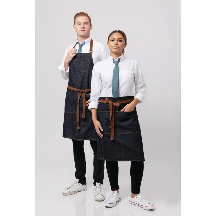 Chef Works Urban Memphis Bib Apron Indigo Chef Works Urban