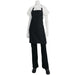 Chef Works Two Patch Pocket Bib Apron Black Chef Works