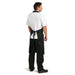 Whites Polycotton Bib Apron Black XL Whites Chefs Clothing