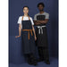 Southside Bistro Apron Denim-Blue With Tan Ties Southside